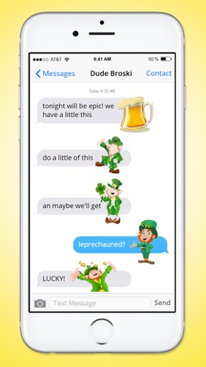 St Patricks Day Leprechaun and Beer Sticker Pack(圖2)-速報App