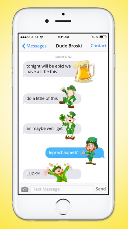 St Patricks Day Leprechaun and Beer Sticker Pack