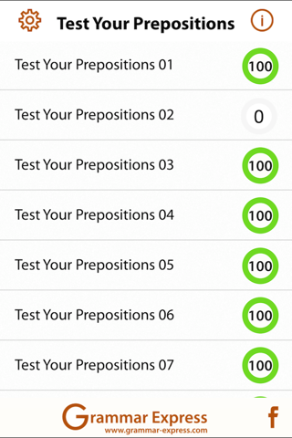 Test Your Prepositions screenshot 2