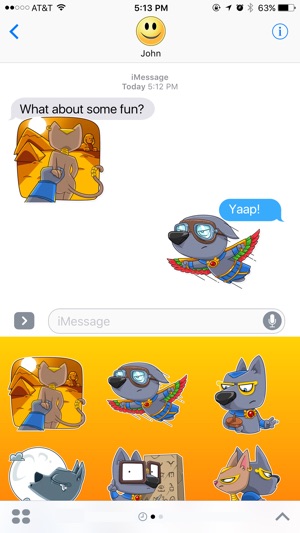 Dog from Ancient Egypt Stickers(圖2)-速報App