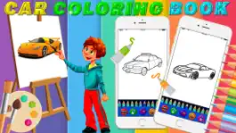 Game screenshot HandPaint Cars - Cars coloring book for toddlers mod apk