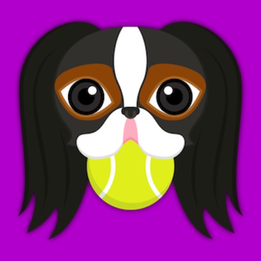 Tri Color Japanese Chin Stickers for iMessage