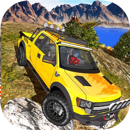 Off-Road Cargo Truck 4x4 Jeep Driving Simulator 3D Icon