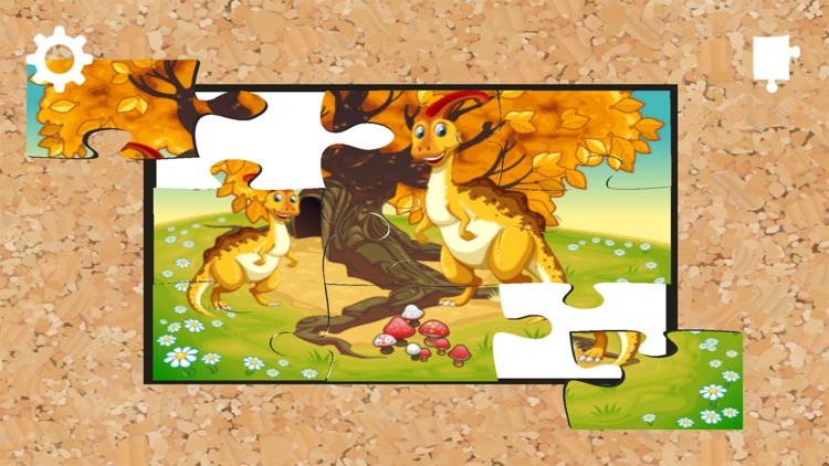 Dino Jigsaw Puzzles pre k 7 year old activities screenshot-3