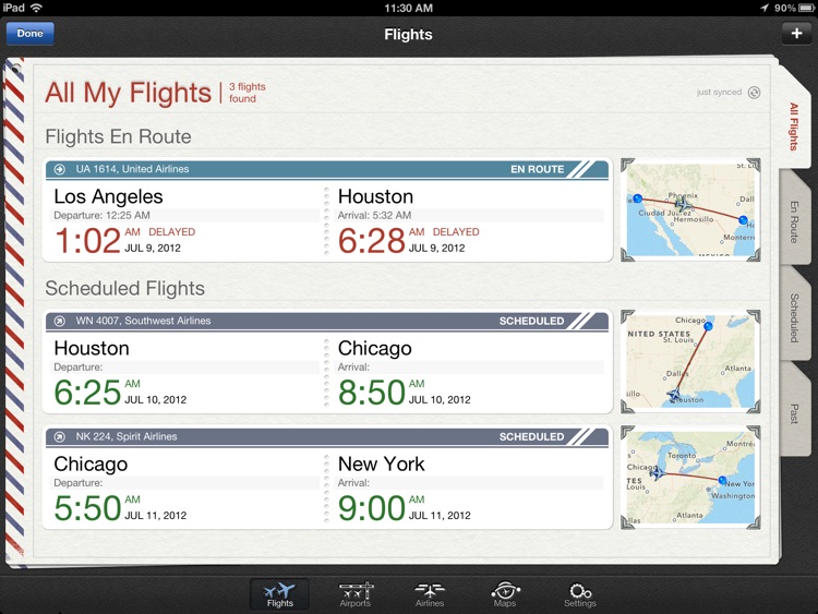 Flight+ for iPad - Track Flights & Airline Info