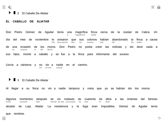 Screenshot #6 pour HypLern Spanish Reader