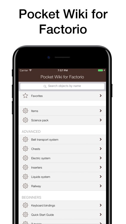 Pocket Wiki for Factorio