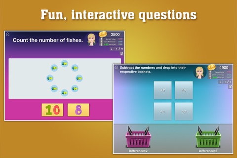 Kindergarten Math Kids Game: Count, Add, KG Shapes screenshot 2
