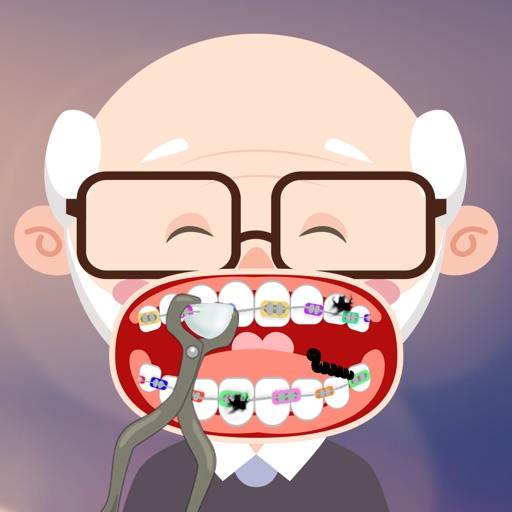 Dental Clinic - Old People Smile and Good Teeth Icon