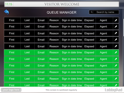 LobbyPad Visitor Queue Manager and Smiley Feedback screenshot 4