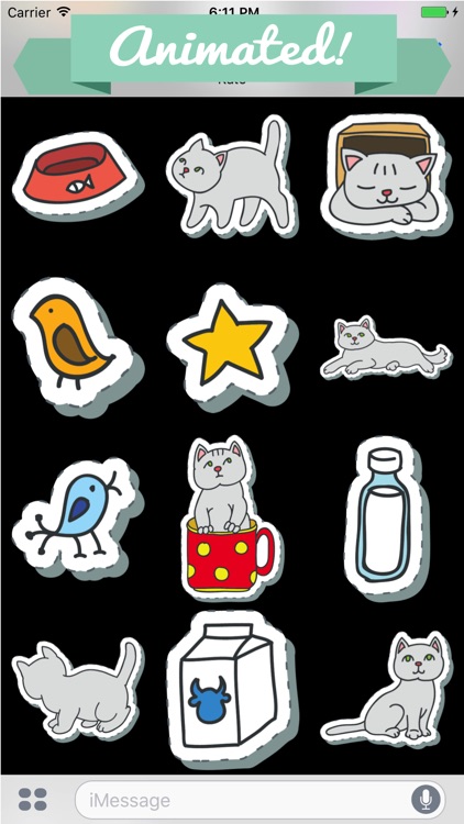 Animated Cat Lovers Sticker Pack