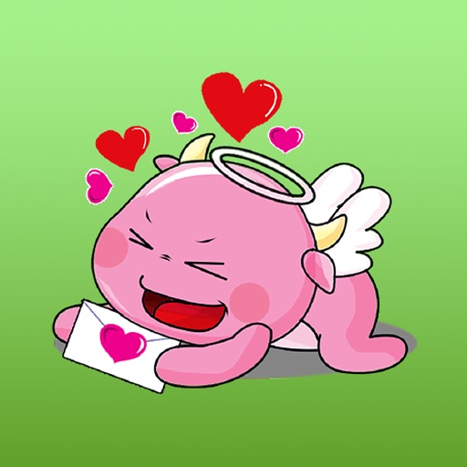 Couple Funny Angel InLove Sticker icon