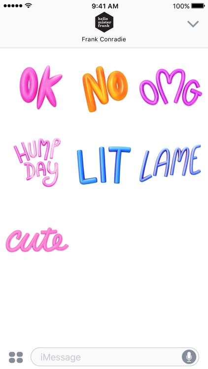 Dope Text Stickers