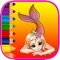 Cute Mermaid Coloring Book Pages Free - Kids Games design for kids, toddler, preschool or Pre-kindergarten, all aged mainly 1- 5 years old