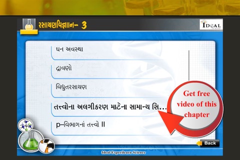 Ideal E-learning Chemistry (Sem :3)  in Gujarati screenshot 2