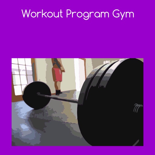 Workout program gym icon