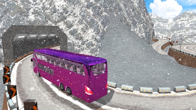 Snow Bus Hill Driving Real Offroad Simulator