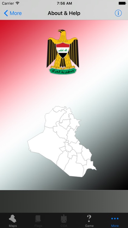 Iraq State Maps and Capitals