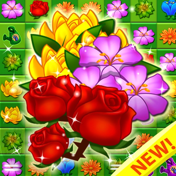 BLOSSOM GARDEN - FREE FLOWER BLAST MATCH 3 PUZZLE
