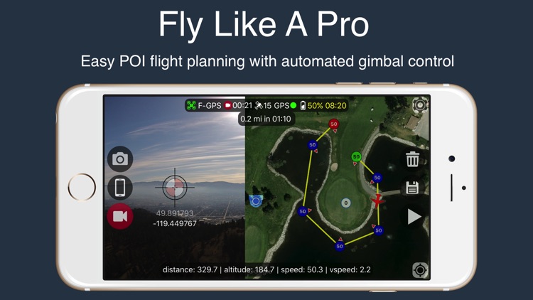 Flight Plan for DJI Phantom,Mavic,Spark,Inspire