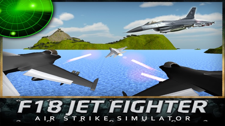 F18 Jet Fighter Air Strike Simulator 3D