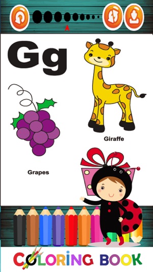 Vocabulary Words Crayon Art Coloring Page For Kids(圖2)-速報App