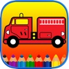 Kids Coloring Pages - Toddler Cars Transportation