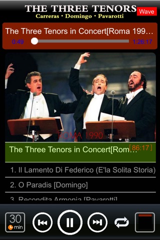 Three Tenors [Pavarotti·Domingo·Carreras] screenshot 4