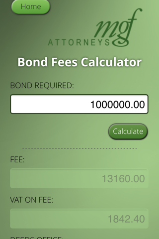 MGF Conveyancing Calculator screenshot 3