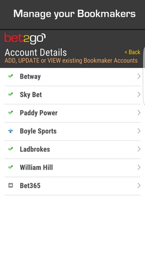 Odds2Go compare odds football racing & all sports(圖4)-速報App