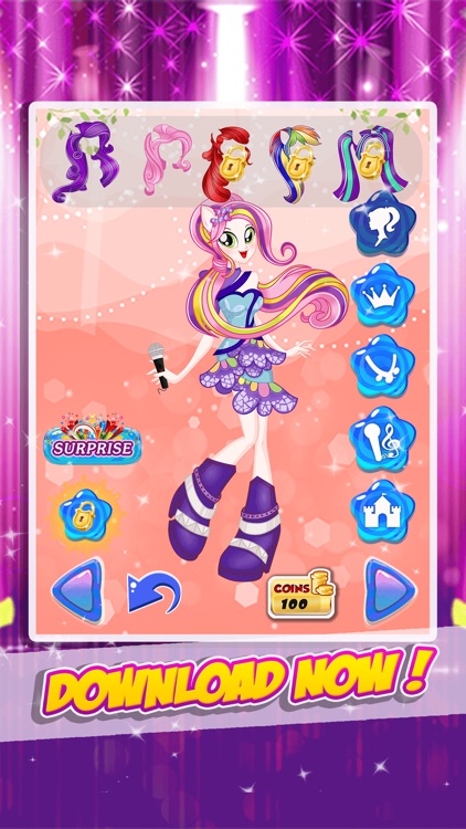 Pony Rainbow Friendship Dress Up Games screenshot-4