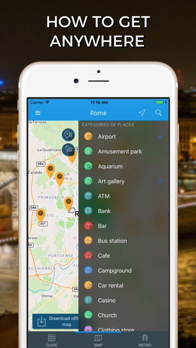 How to cancel & delete Rome Travel Guide with Offline Street Map from iphone & ipad 3