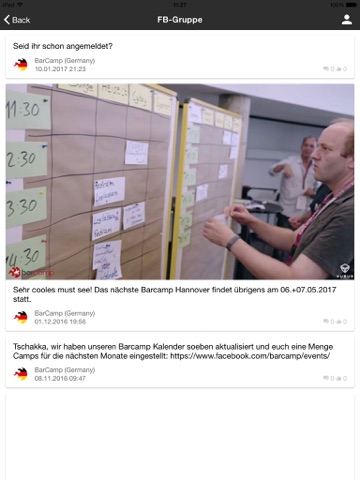 Barcamps Deutschland screenshot 3