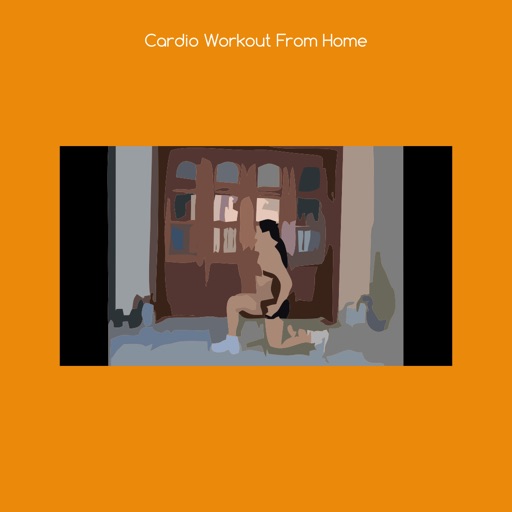 Cardio workout from home icon