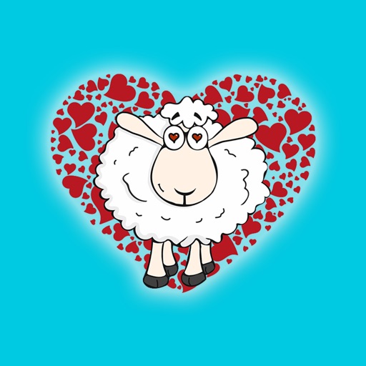 Morris the Sheep Valentine's Day
