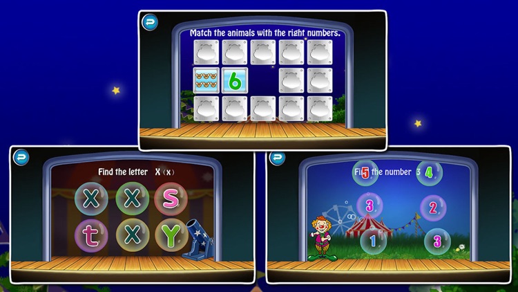 ABC Circus-Alphabet & Number Games for kids screenshot-3