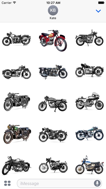 Classic Motorcycle Stickers