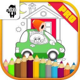 Car Kids Coloring Book Pro