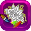 Draw Flower Coloring Book For Kids Version