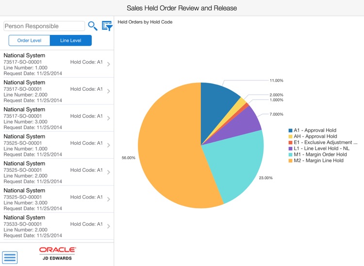 Sales Held Order Release JDEE1 screenshot-4