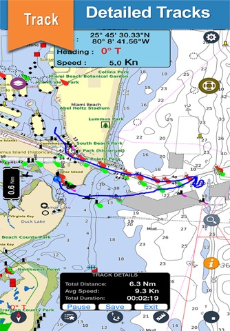 Le Havre Dunkerque offline nautical boating charts screenshot 2