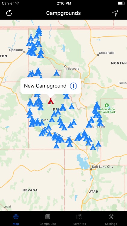 Idaho – Campgrounds & RV Parks
