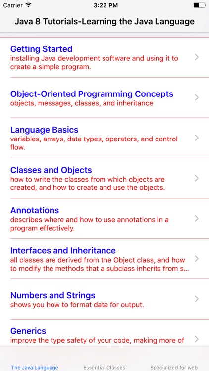 The Tutorials for JAVA SE 8