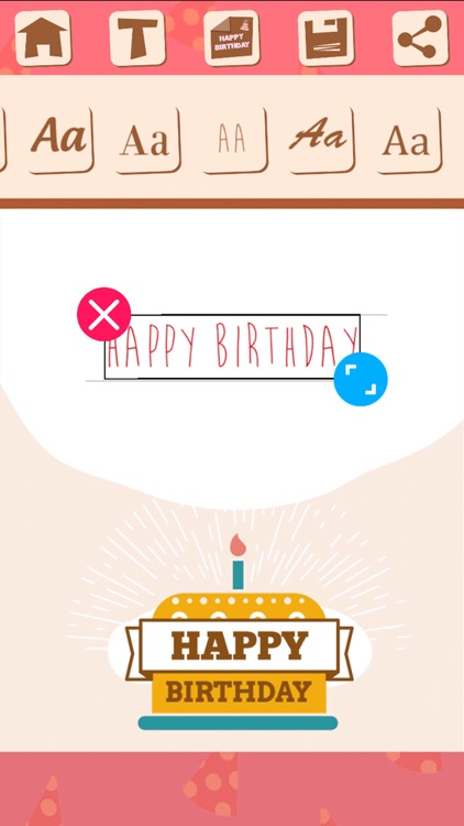 Birthday greeting cards with stickers – Photo edit screenshot-3