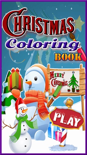 Christmas Preschool Toddler Coloring