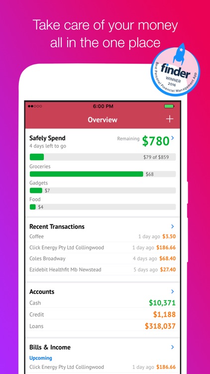 Pocketbook Personal Finance Expense Tracker