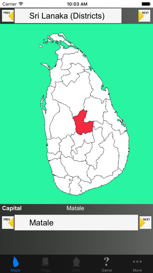 Sri Lanka District Maps and Capitals(圖2)-速報App