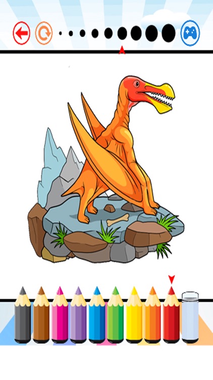 Dinosaurs2 Coloring Book - Activities for Kid