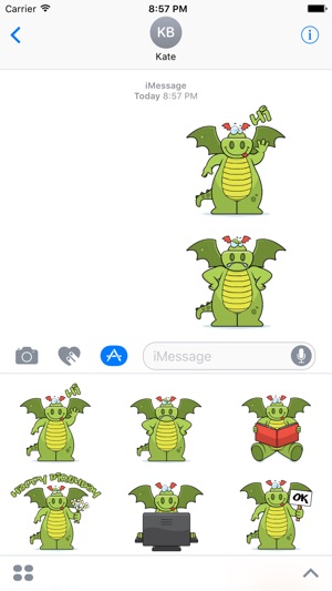 Dramoji - cute dragon stickers pack(圖2)-速報App