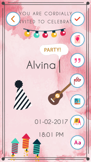 Party Invitation Card Creator HD(圖1)-速報App